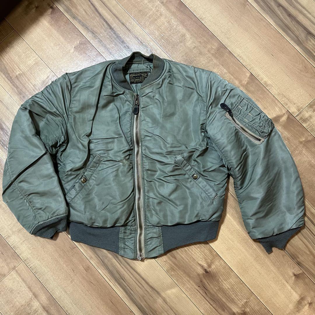 50s 希少　USAF MA-1 初期型 MIL-J-8279B 美品　L 50s vintage ma-1 初期 mil 8279 usaf ヴィンテージ | 旅する