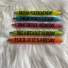 Custom epoxy pen set
