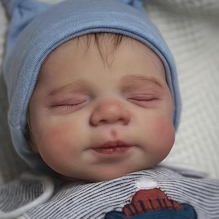 19inch/49cm Reborn Baby Doll, Newborn Baby Toy, Sleeping Lifelike Doll