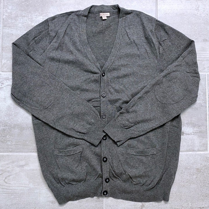 MERONA Gray Button Down Cardigan Sweater