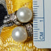 Sterling Silver 14K YG Double Pearl & Diamond Bypass Ring