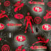 49ers spiderman kids minky blanket new