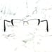 Prada Eyeglasses VPR 60N 2BB-1O1 Black Rectangular Womens Frames 52[]15 130