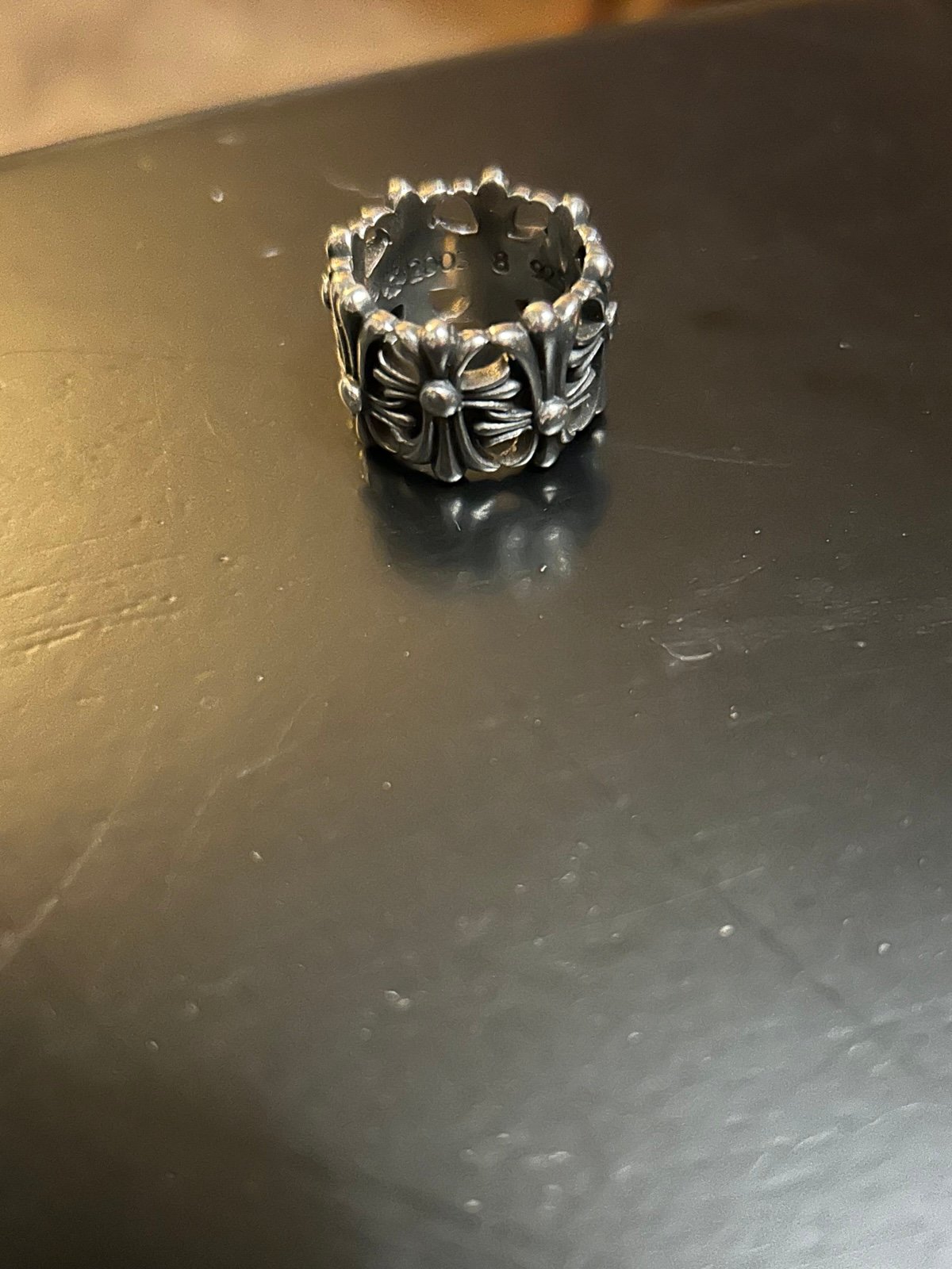 Chrome hearts cross ring