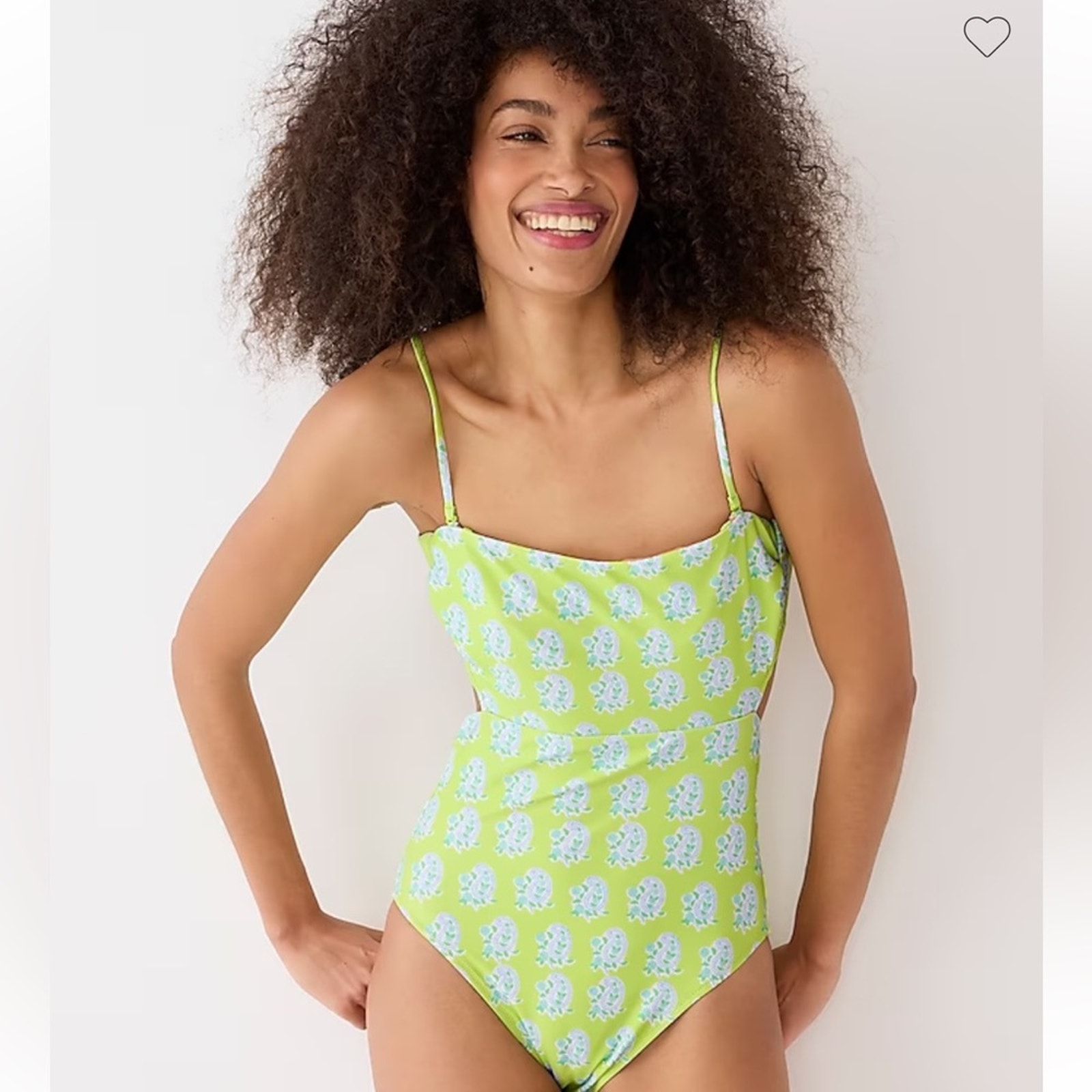 J Crew Cut Out One Piece Swimsuit