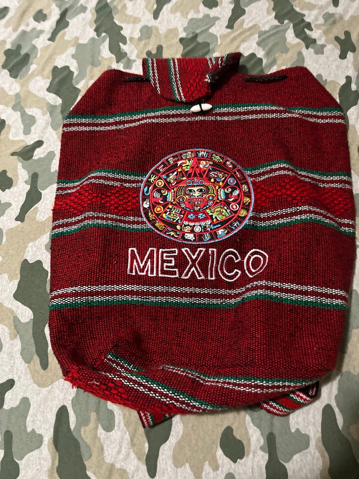 Handmade Mexican backpack