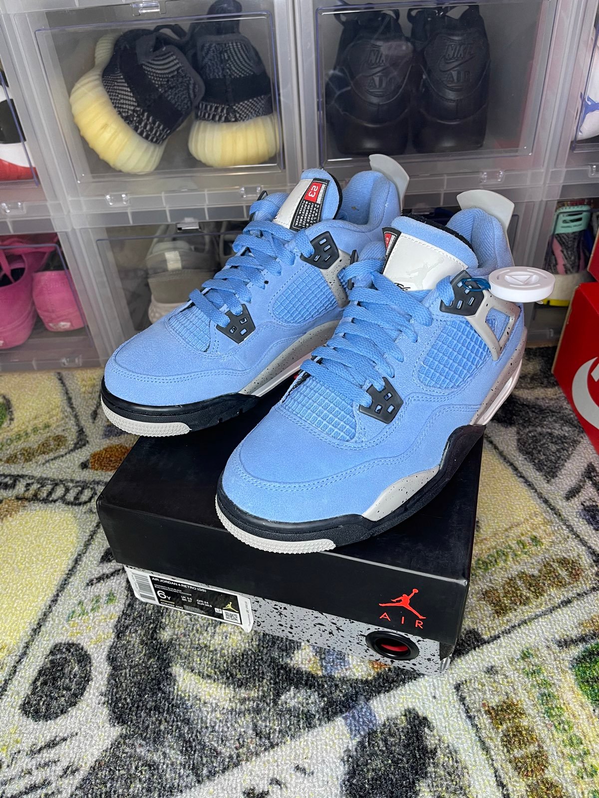Air Jordan 4 university blue size 6