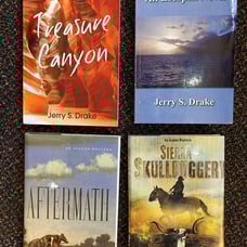 x4 four Jerry S. Drake books western fiction novels old west frontier adventure