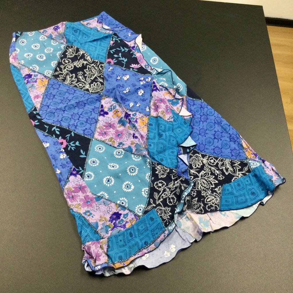 Vintage Women's Studio JPRA Skirt, Size S, Blue Purple