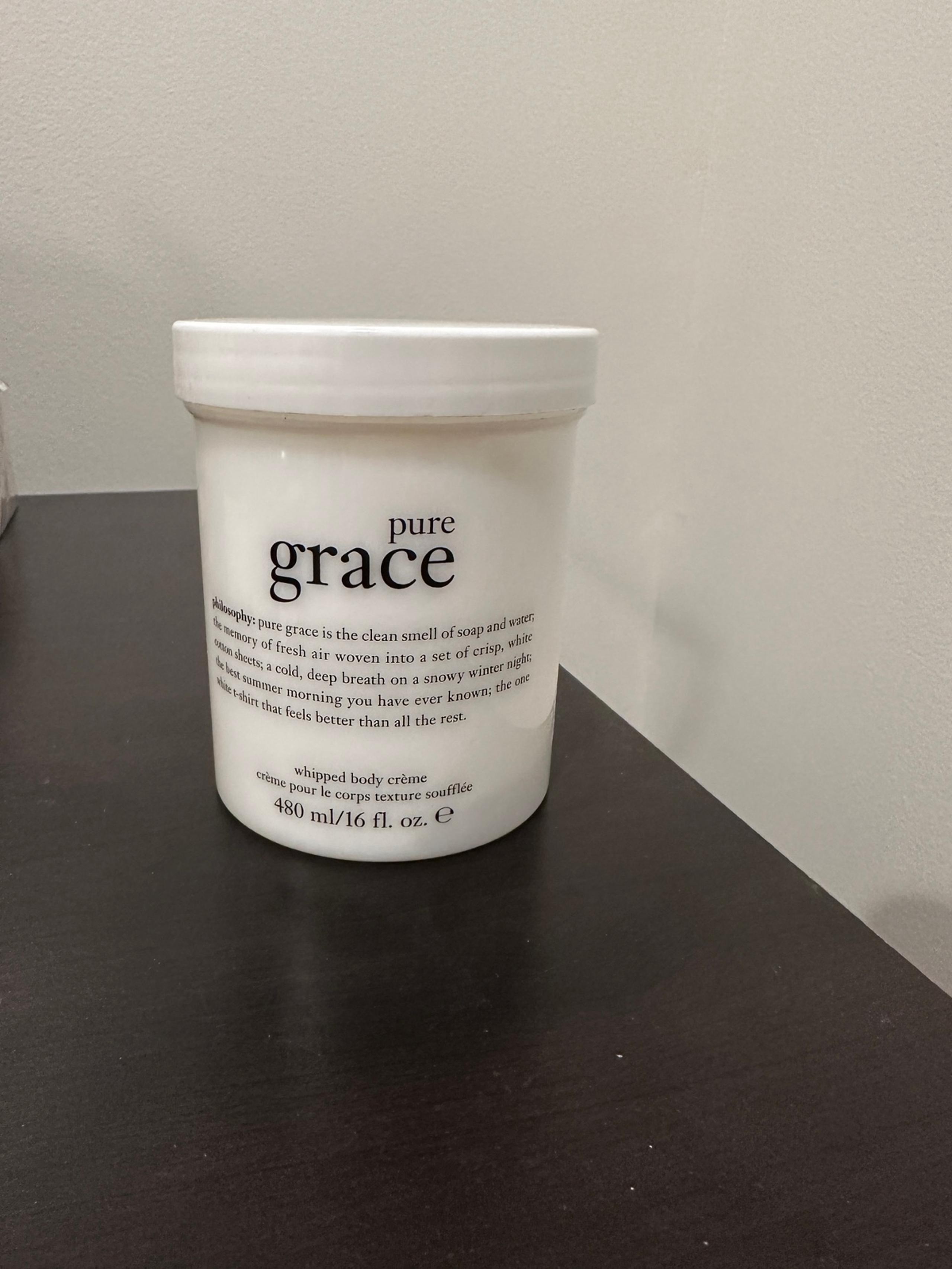 Philosophy pure grace whipped body crème 16 fl oz.