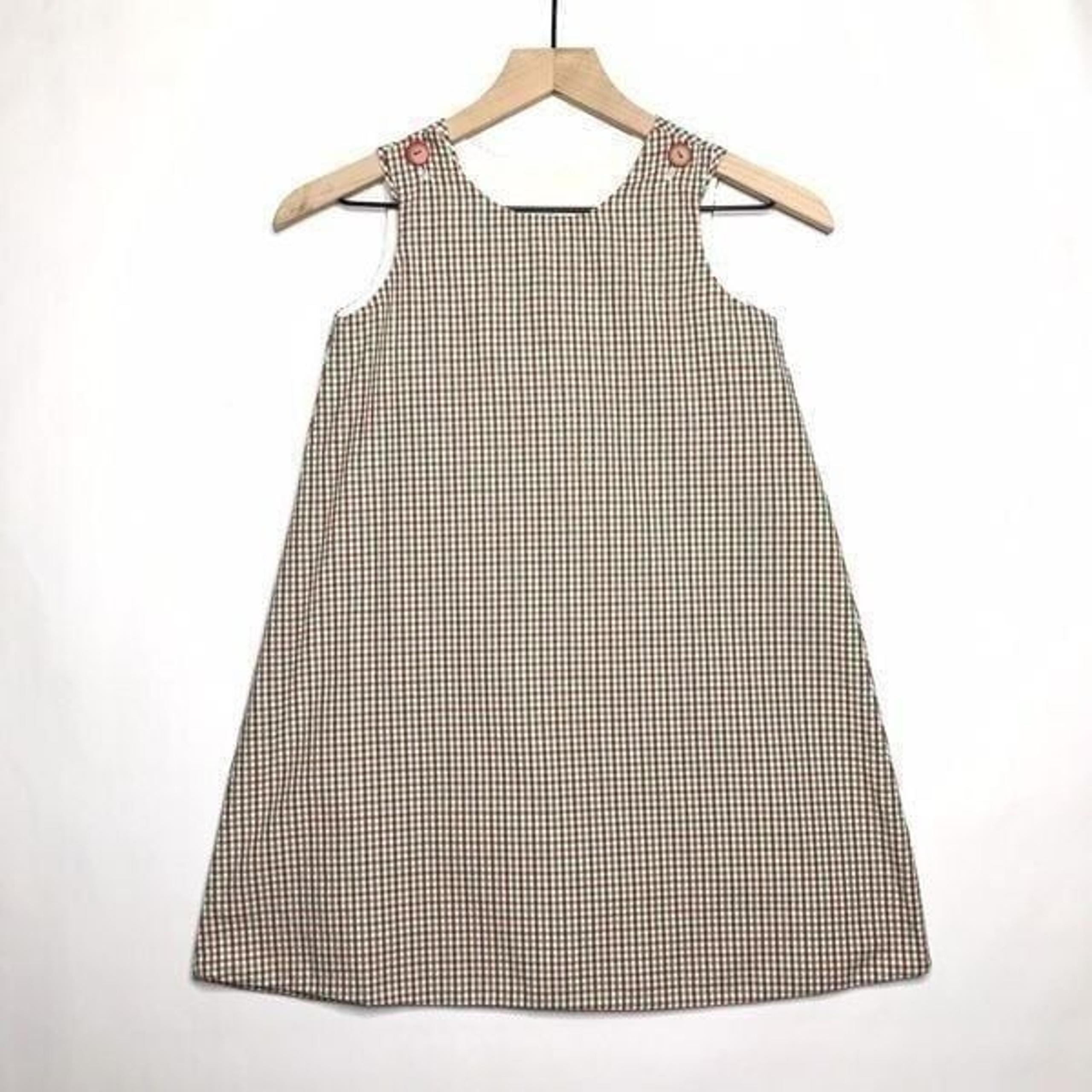 Baby Bloomers Handmade Girls Dress Size 6 Gingham Red White Green Christmas