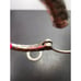 Signed Sarda sterling silver hammered hoop earrings new in bag