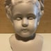 VINTAGE 1965 Head Sculpture Maiden Statue Signed Home Decor Bust