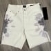 Edwin Womens Cai Jean Shorts 7 Cutoff - White Tie Dye Horizon - Size 25 - 168