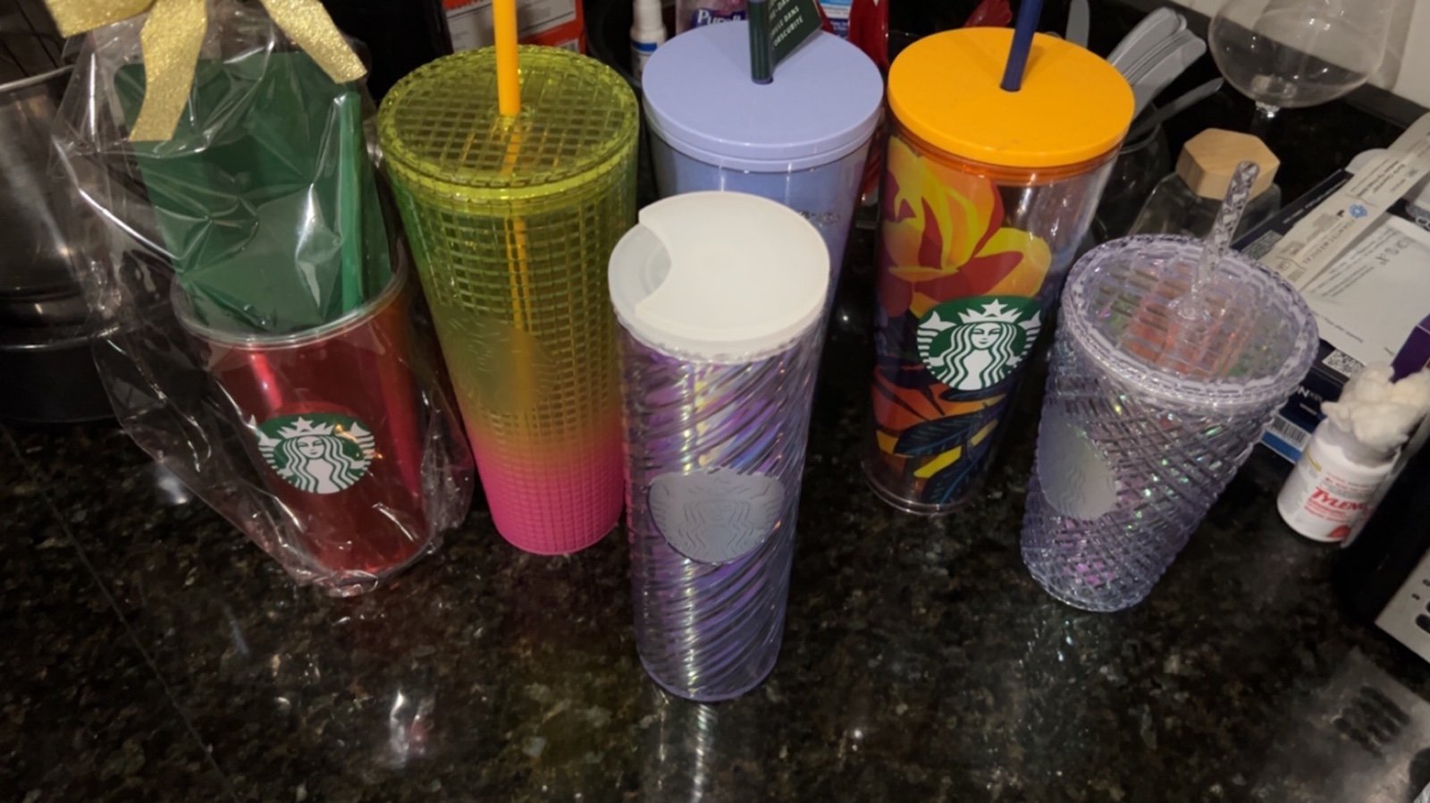 Starbucks tumblers