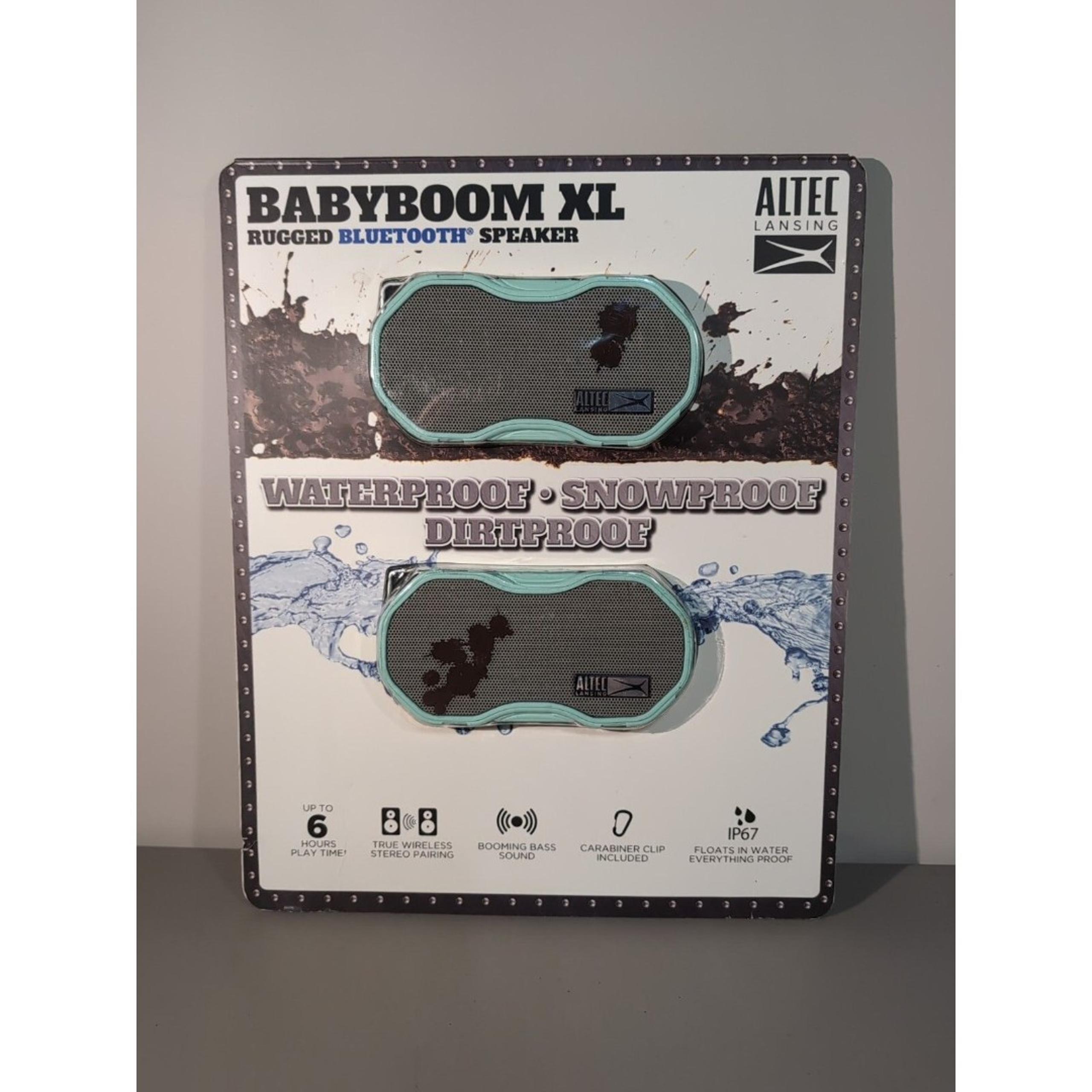 Altec Lansing 2 BabyBoom XL Bluetooth Portable Speakers Waterproof Google/Siri