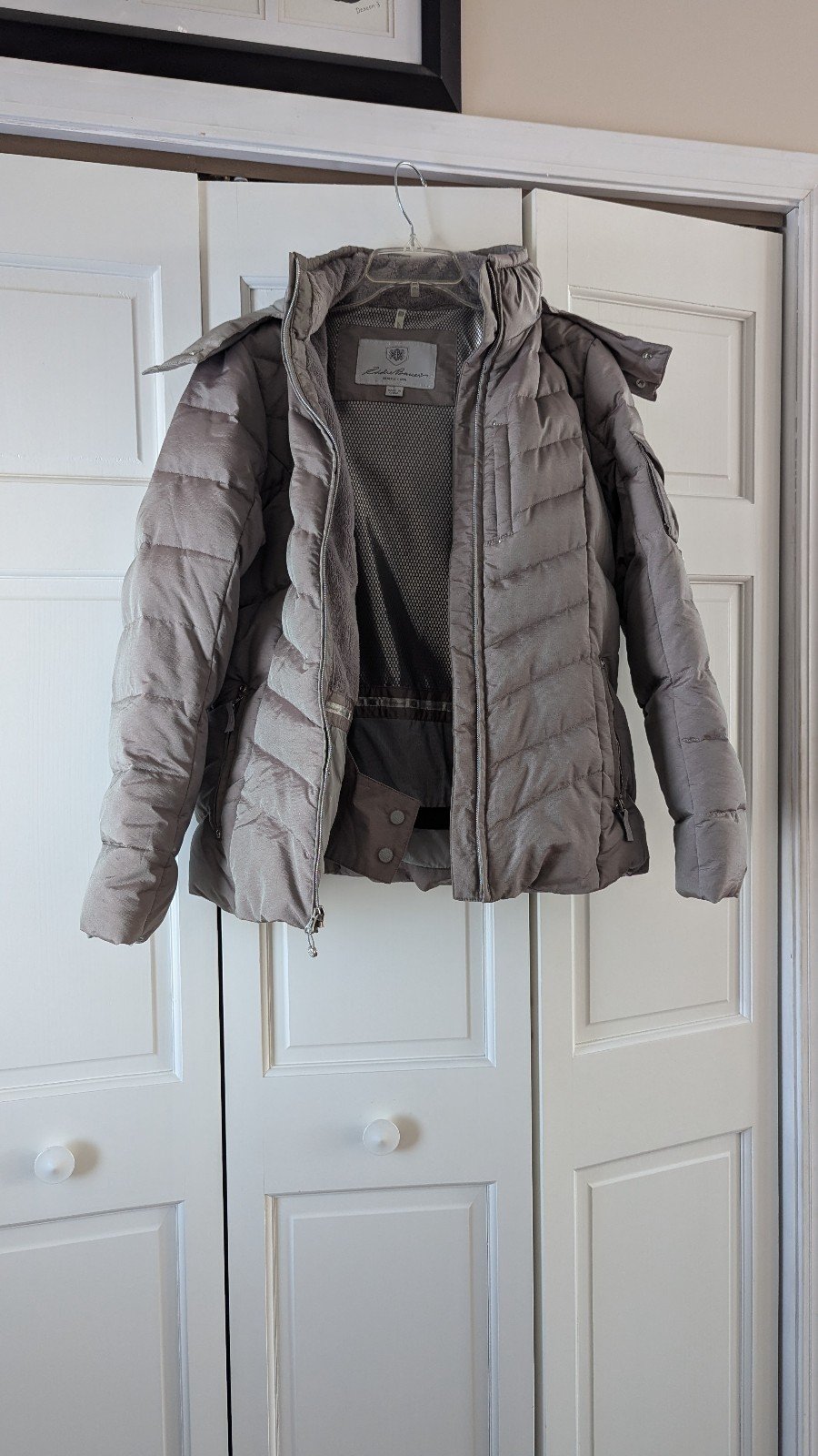 EDDIE BAUER GOOSE DOWN PARKA WOMEN'S SIZE L