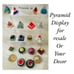 Resin Pyramids w/ Acrylic Display Stand