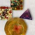 Resin Pyramids w/ Acrylic Display Stand