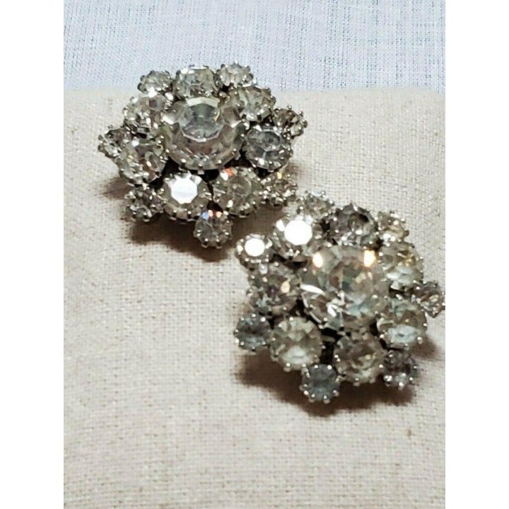 Judy Lee Vintage Cluster Earrings