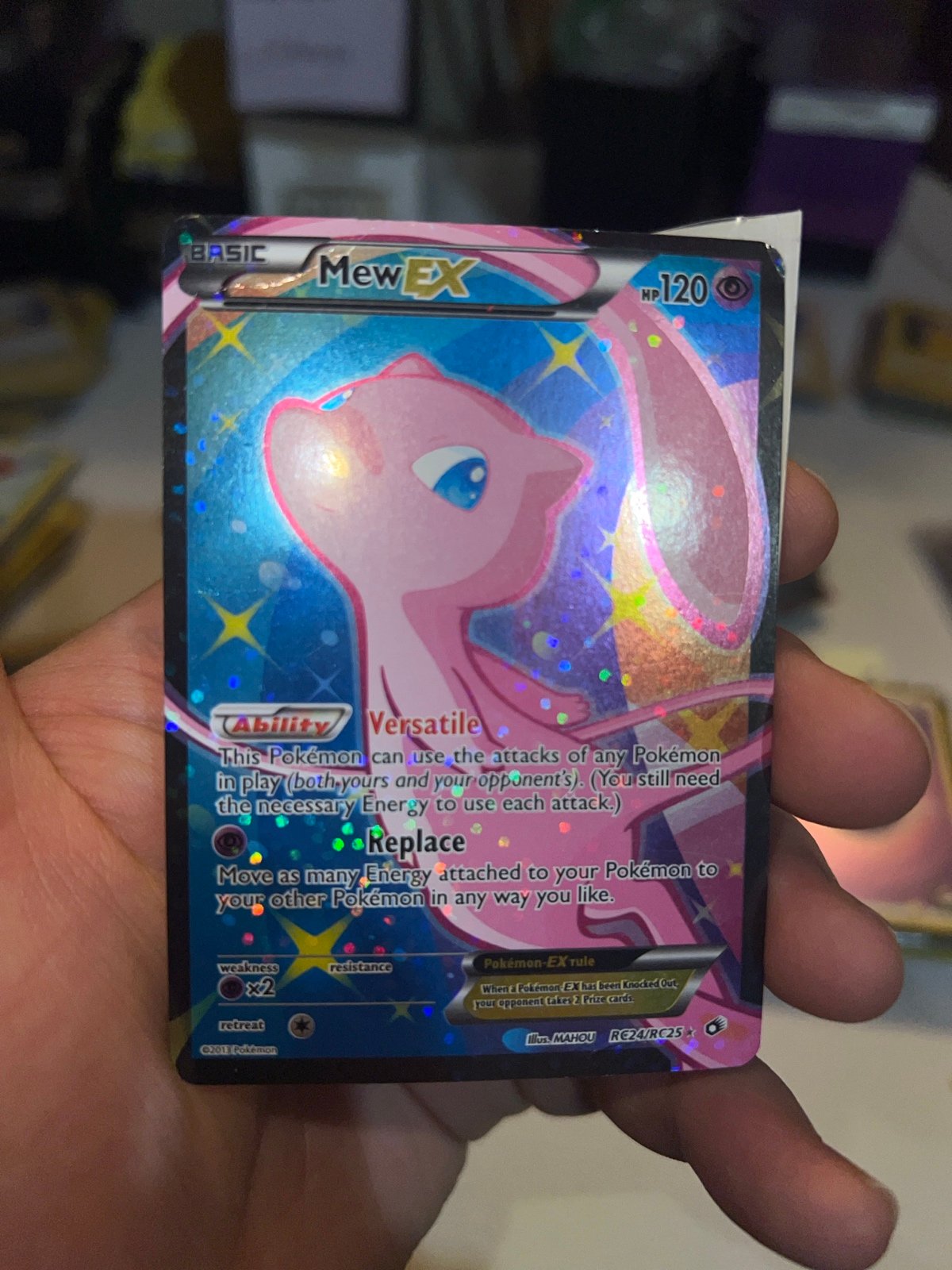 Mew EX legendary collection (damaged)