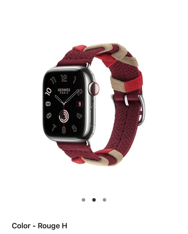 Apple Watch Hermès Band- 41mm Rouge H Bridon Single Tour