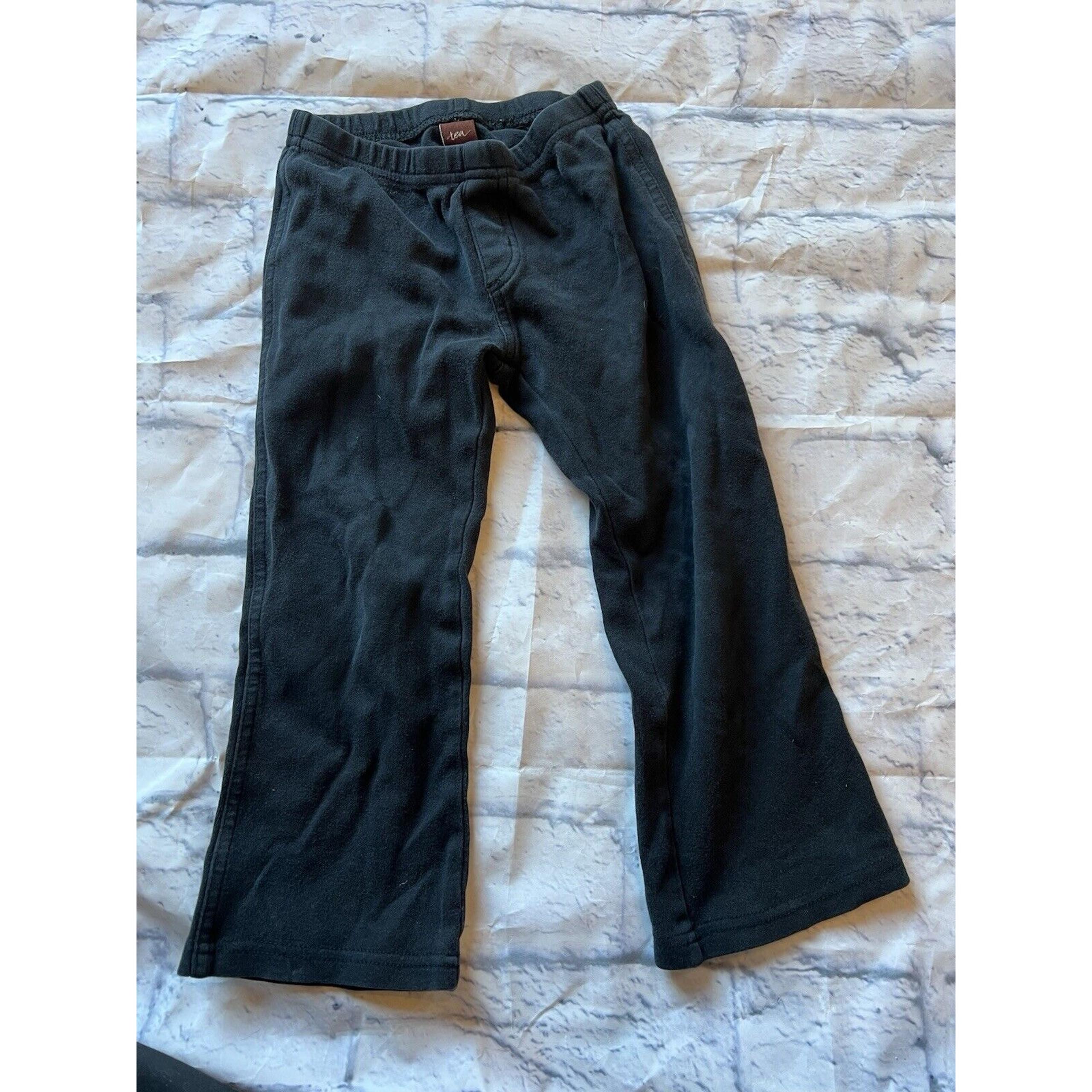 Tea Collection girl black pants size 4