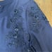 Lilly Pulitzer True Navy Bartlett Embroidered Sequin Sweatshirt Dress SZ SM