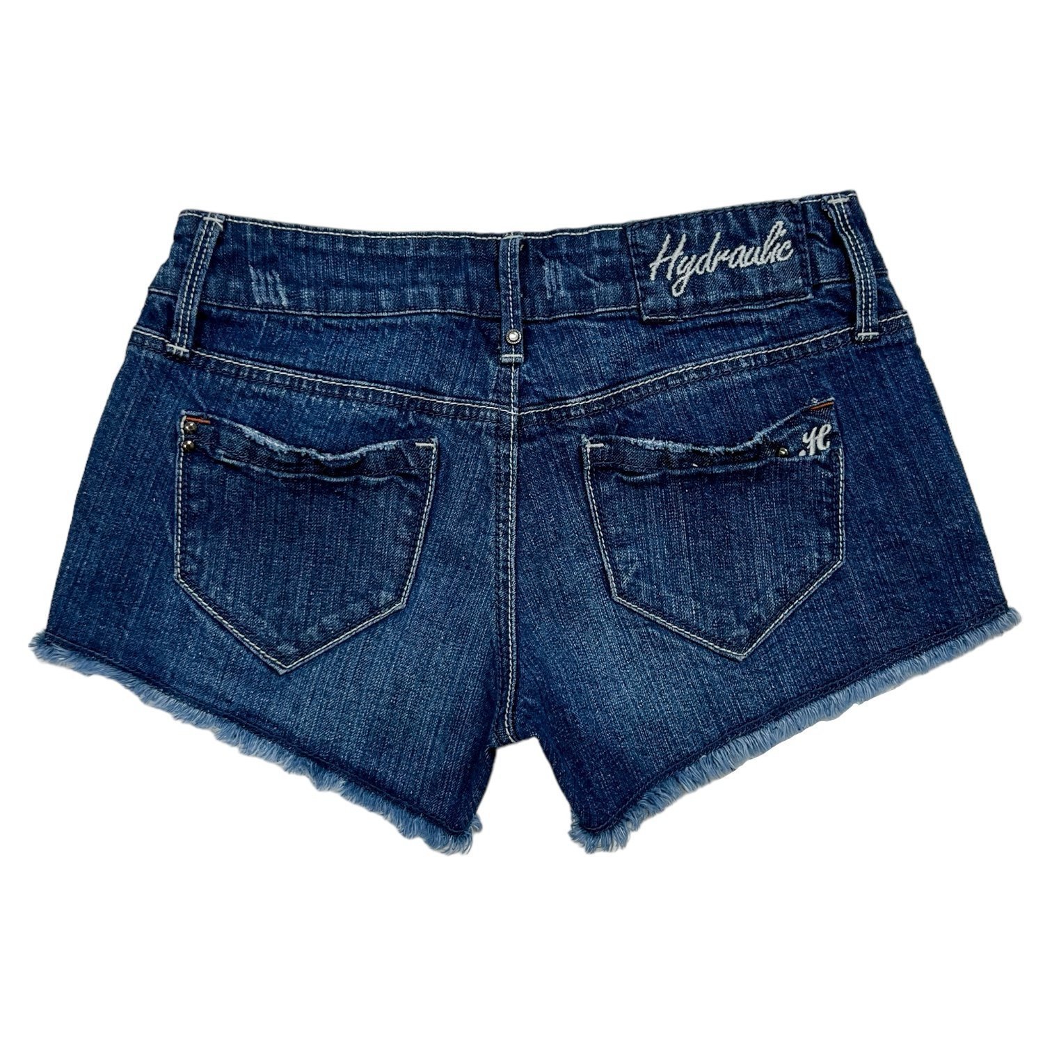 Y2K Hydraulic Jeans Low Rise Mini Denim Shorts