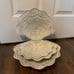 Vintage White Wicker Nesting Shells