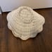 Vintage White Wicker Nesting Shells