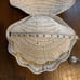 Vintage White Wicker Nesting Shells