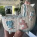 Vintage Napcoware White Baby Buggy Ceramic Nursery Decorative Bassinet Planter