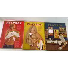 Playboy September & October 1969 And January 1970 Lot Of 3 Paulette Lindbergh