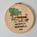 Vintage naperville Riverwalk 1981 cross stitch piece