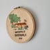 Vintage naperville Riverwalk 1981 cross stitch piece