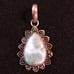 16-16 Larimar Tear drop necklace pendent
