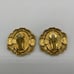 Vintage Kenneth Jay Lane for Avon Cameo Clip on Earrings
