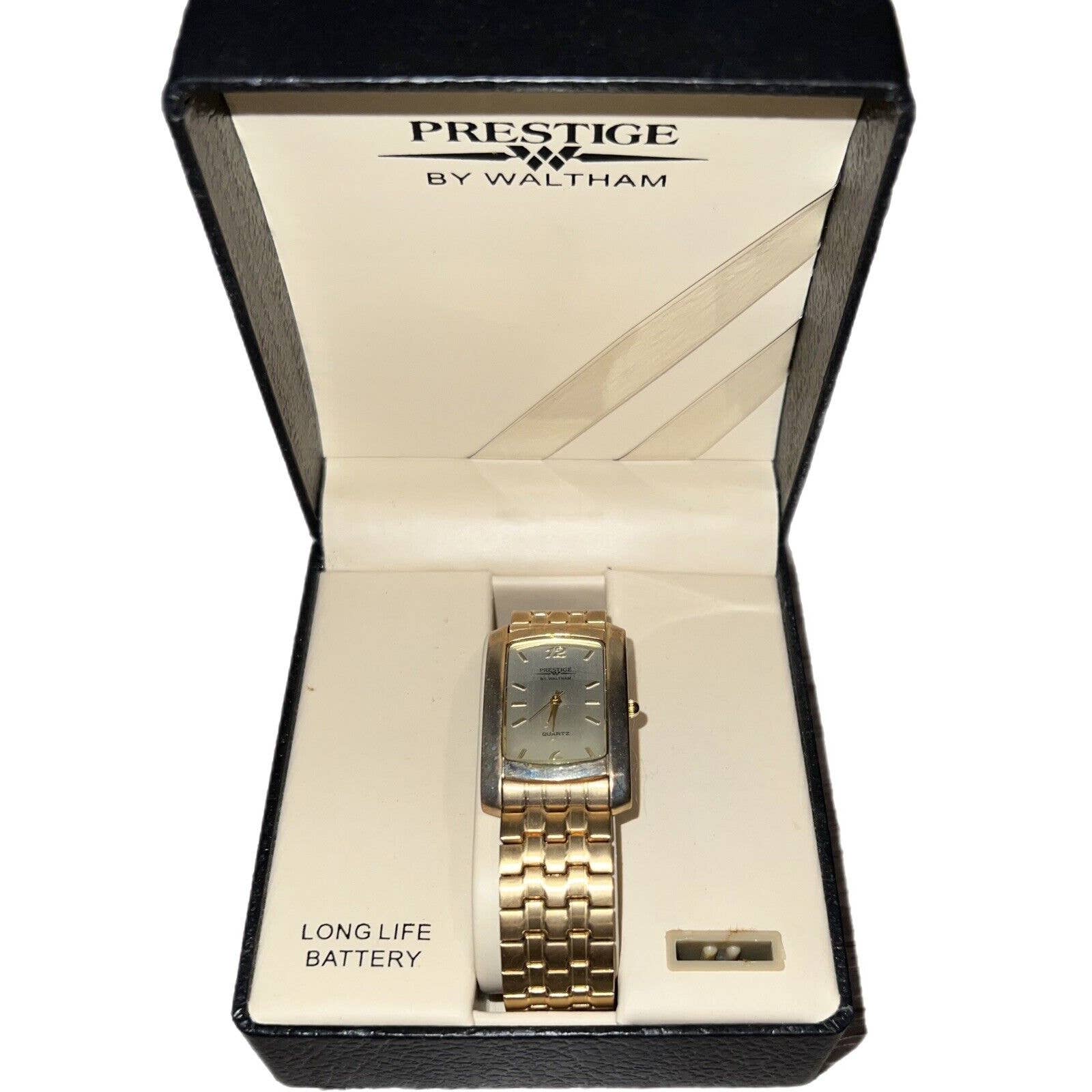 Vintage Prestige by Waltham Watch Gold Tone New in Box