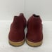 Clarks Men's Red Leather Suede Chukka Bootie Boots 7.5 Preowned