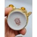 Noritake M Demitasse cups & saucer~Hand Paint Gilt Gold~Morimura JAPAN 6 pcs