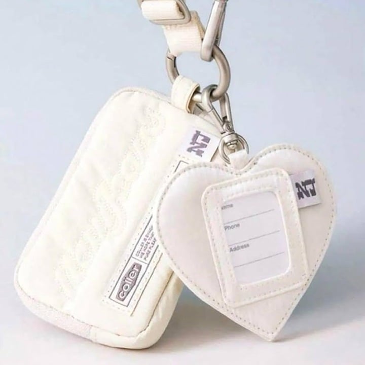NJ x Coller Rabbit Pouch (WHITE) – HALLYUSUPERSTORE
