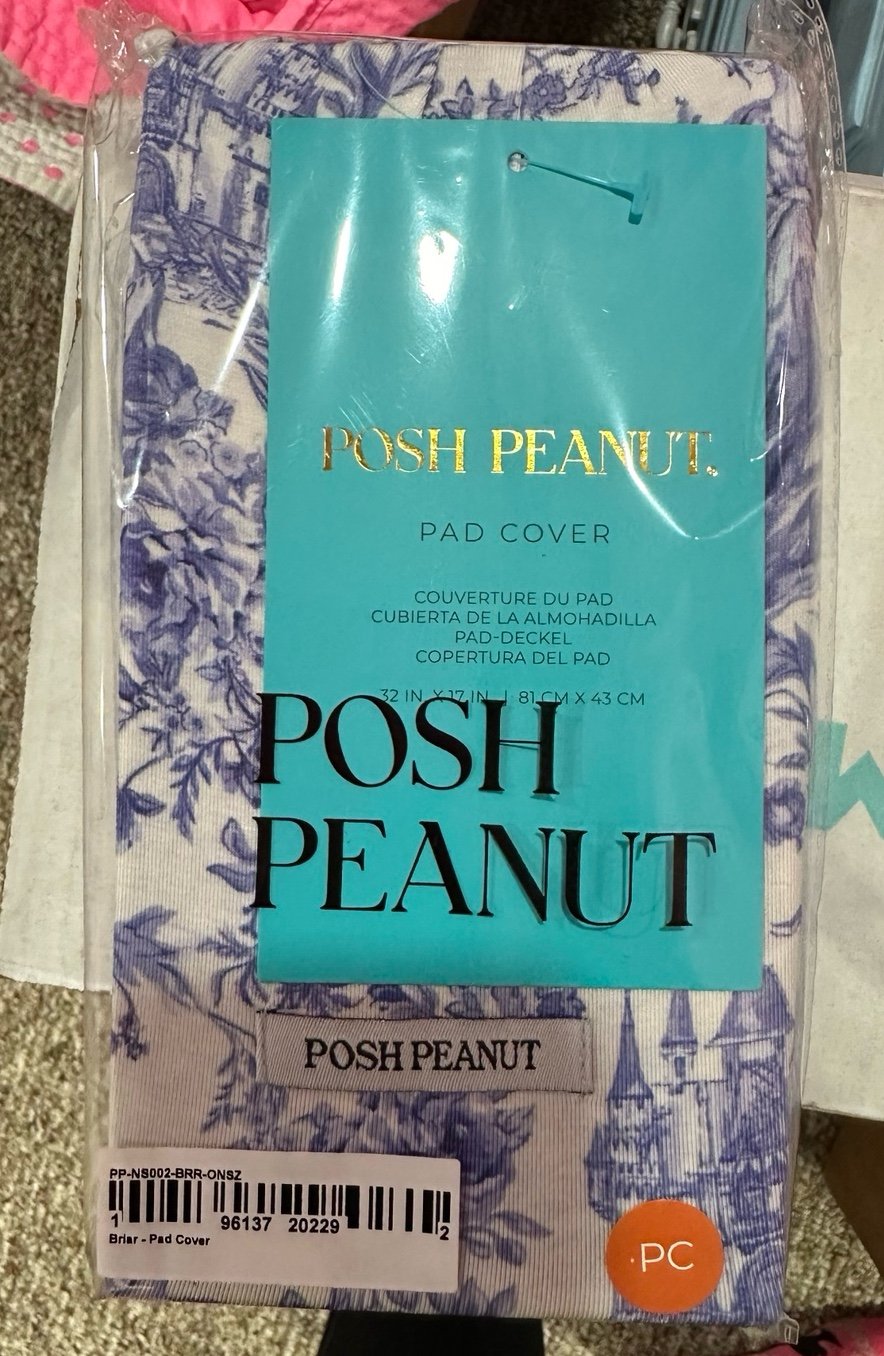 Posh Peanut briar changing pad cover