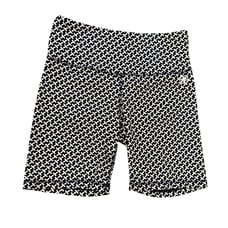 TORY BURCH Sport Blue Logo Athleisure Compression Biker Shorts size S
