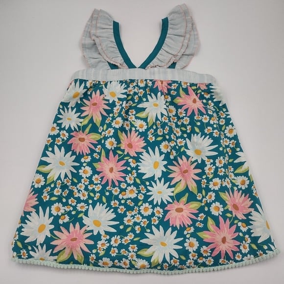 Matilda Jane Happy Floral Tunic Girls Size 12 NWT