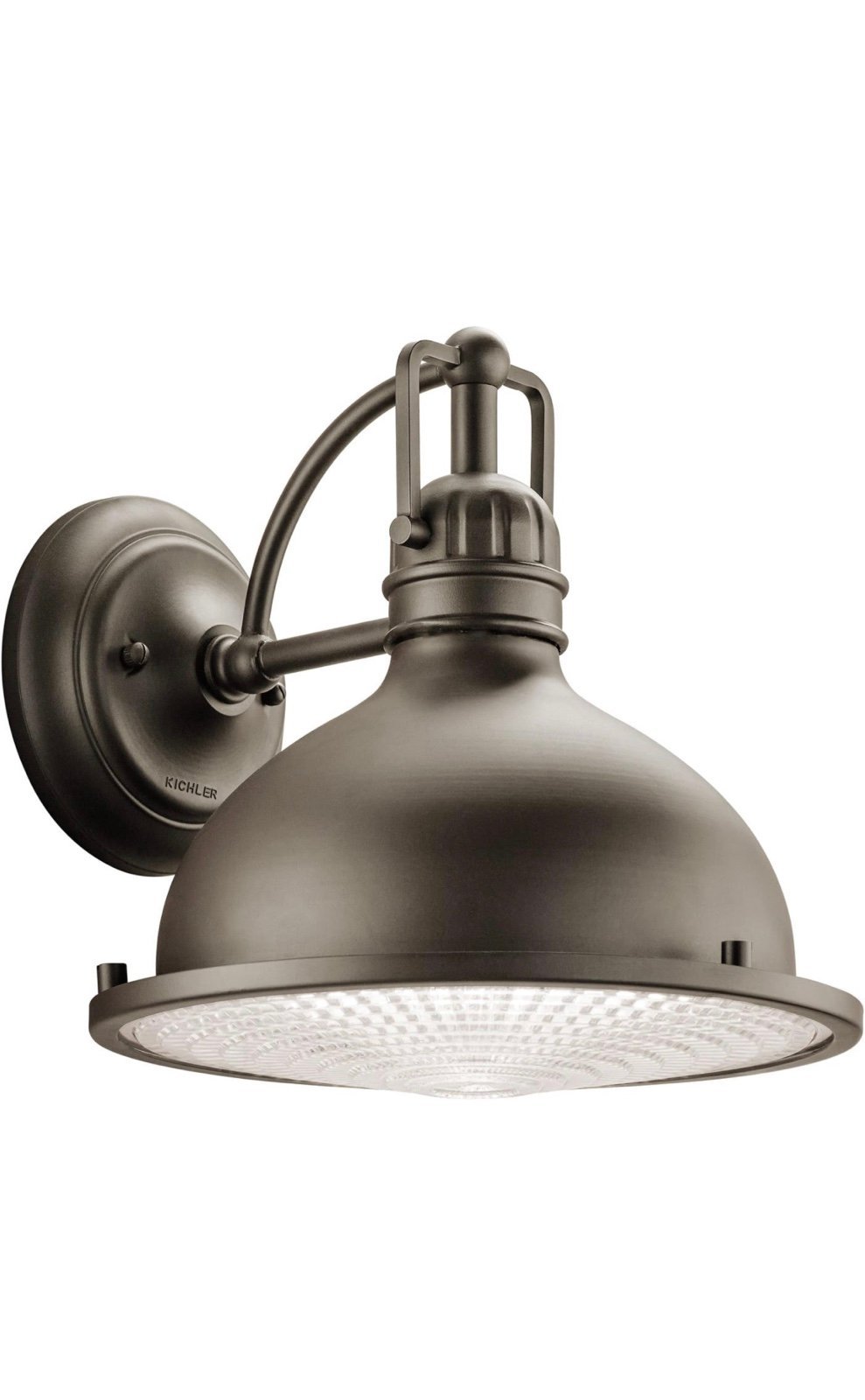 Kichler 49067 OZLED Outdoor Wall 1-Light LED, Olde Bronze, 15.75-Inch