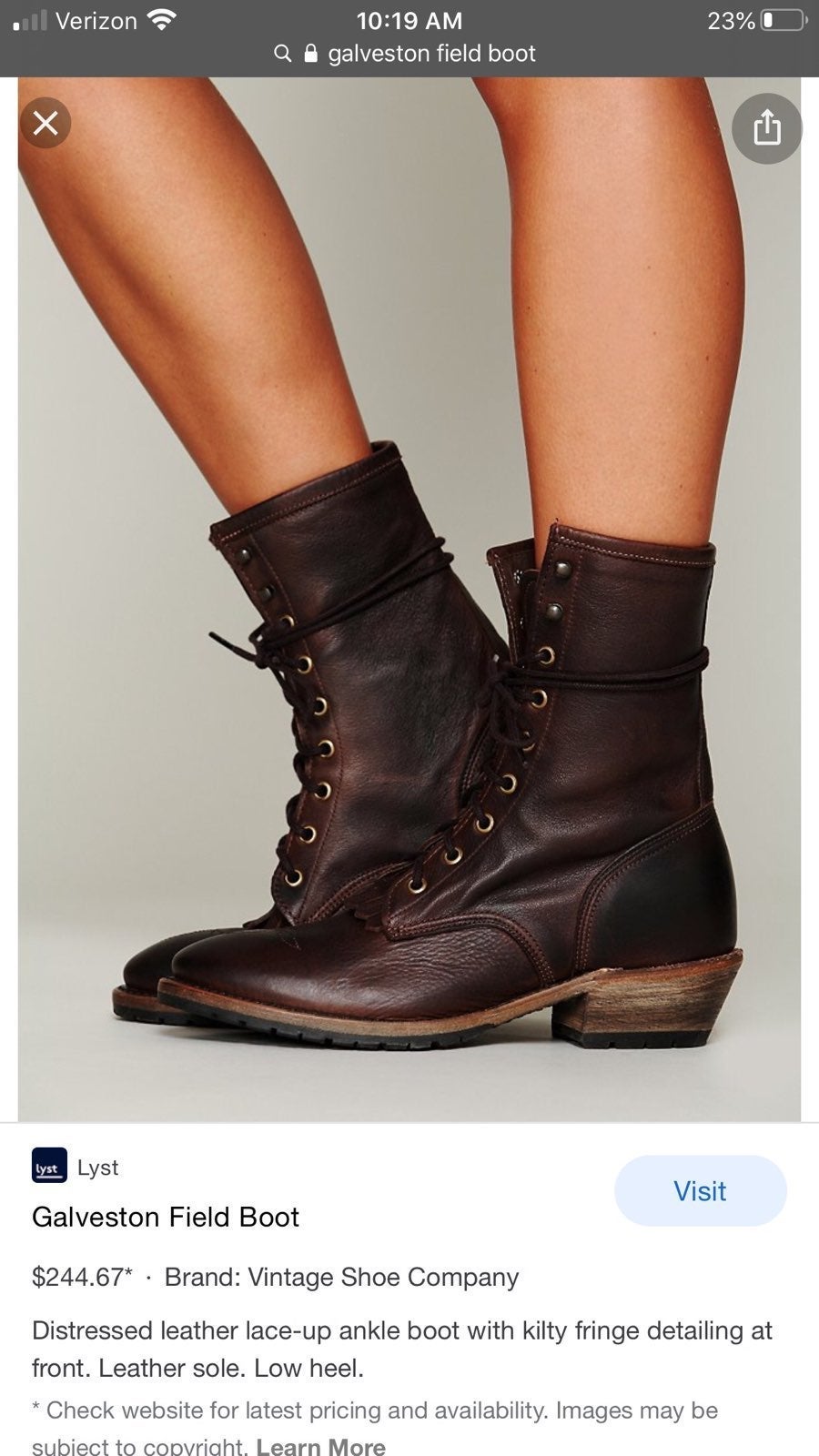 Vintage Shoe Company Womens Minden Vintage Shoe Company Womens Minden