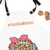 Football Mom Apron Football Apron Leopard Print Apron Gifts for Her Aprons