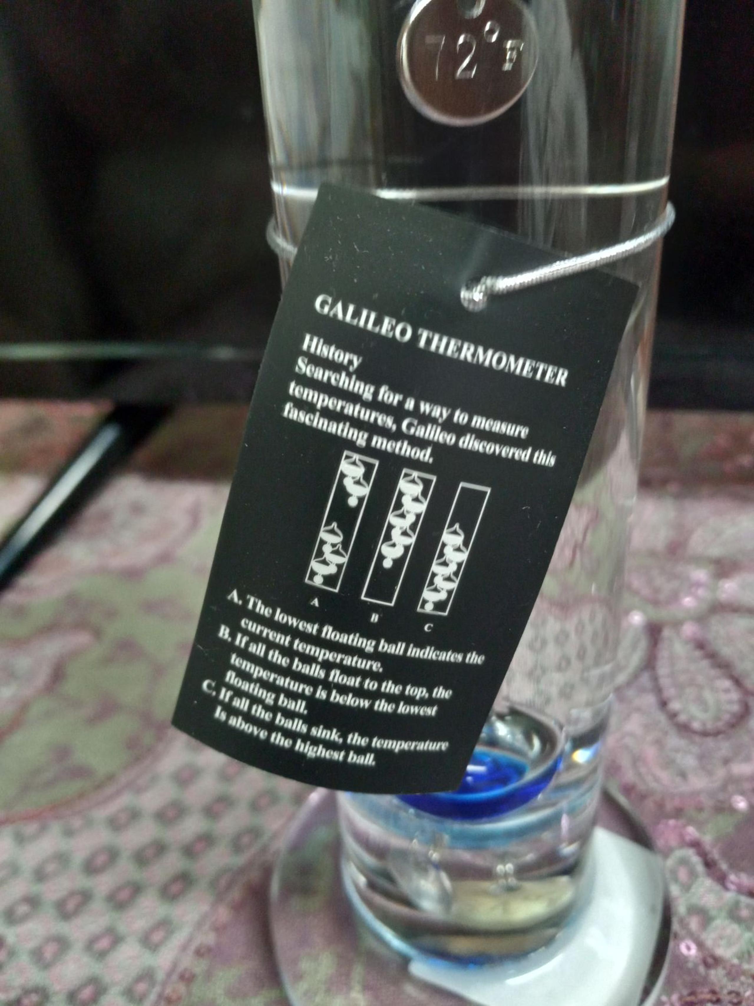 Galileo Thermometer