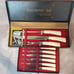 Vintage Regent Sheffield Cutlery Set 9 Pieces Original Box Stainless Flatware